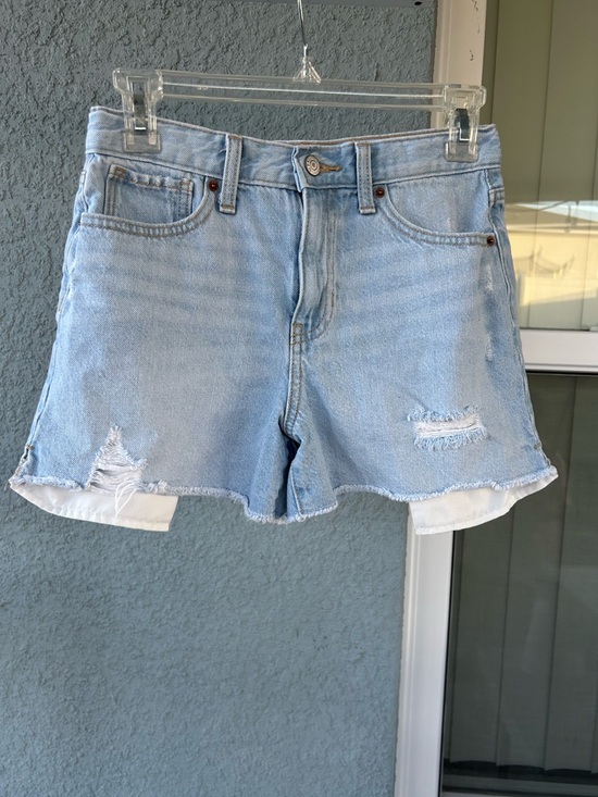 Old Navy Other - Girl’s Old Navy High Rise Built In Tough Denim Shorts Size 14 Exposed Pockets